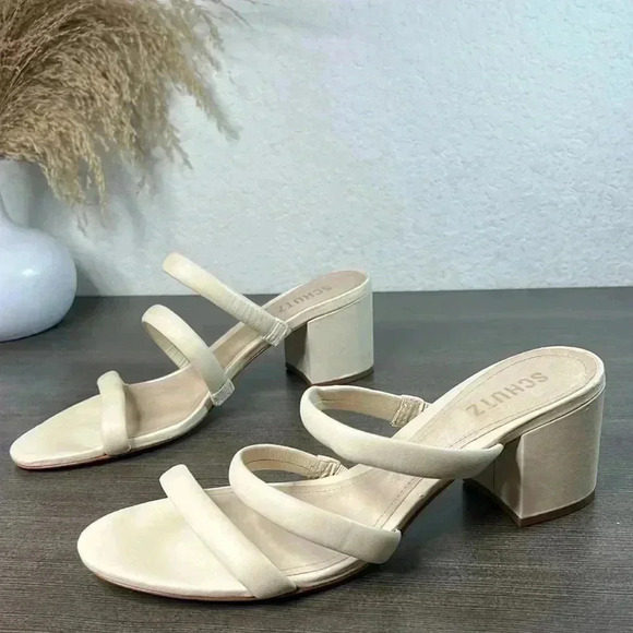 Schutz Olly Block Heel Sandal Size 10.5B - Picture 2 of 9